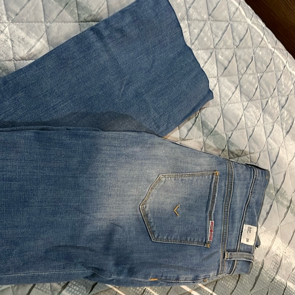 Hudson Blair high rise crop jeans size 28 NWT